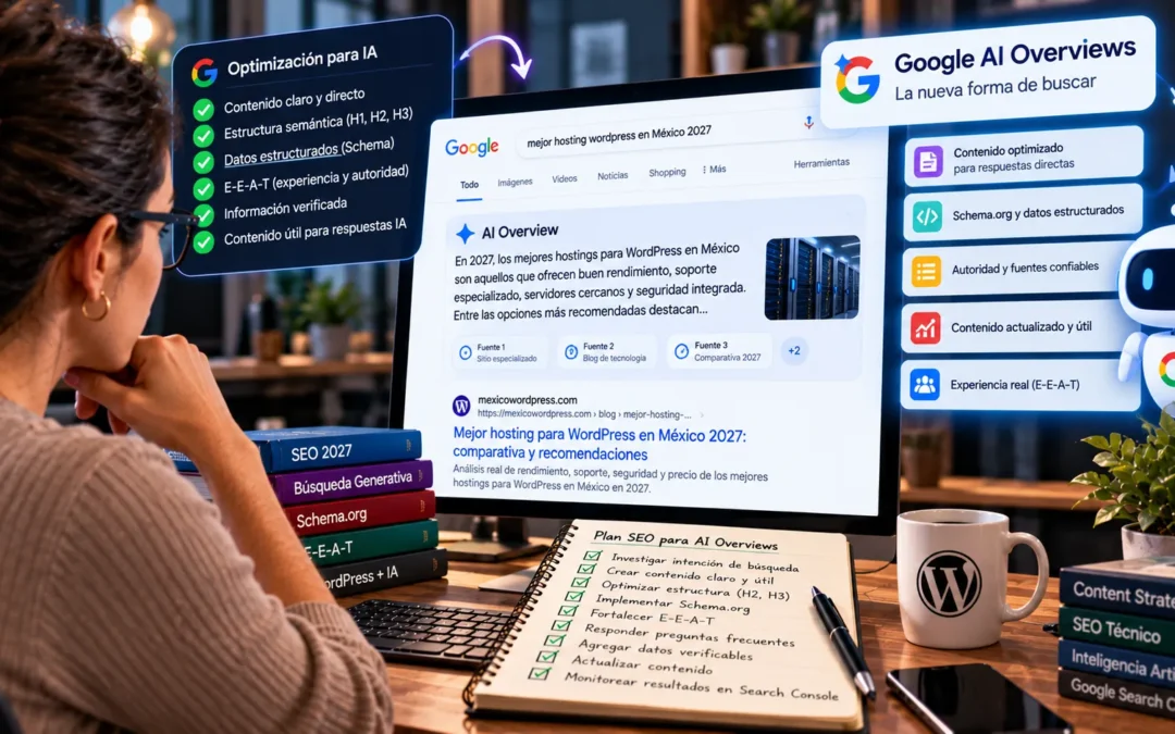 SEO para AI Overviews: cómo optimizar tu WordPress para la búsqueda generativa de Google en 2027