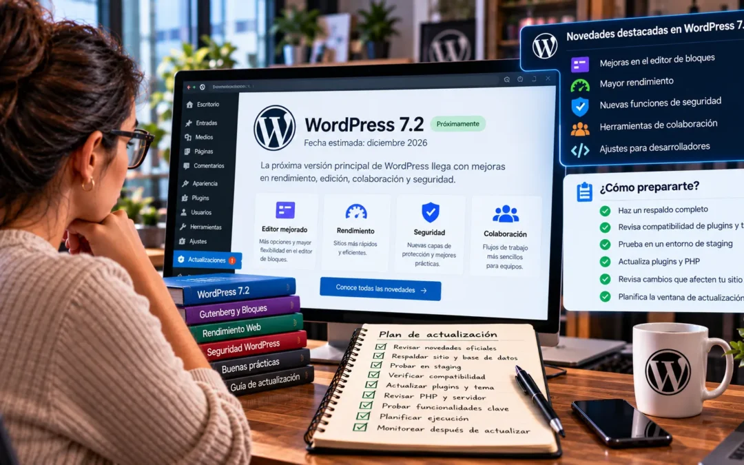 WordPress 7.2: qué viene en diciembre 2026 y cómo prepararte para la actualización